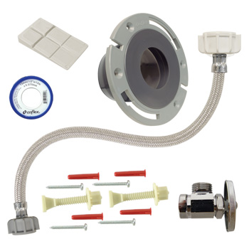 PAQUETE INSTALACION PARA SANITARIO COFLEX (PSV-D004) FLEXIBLE